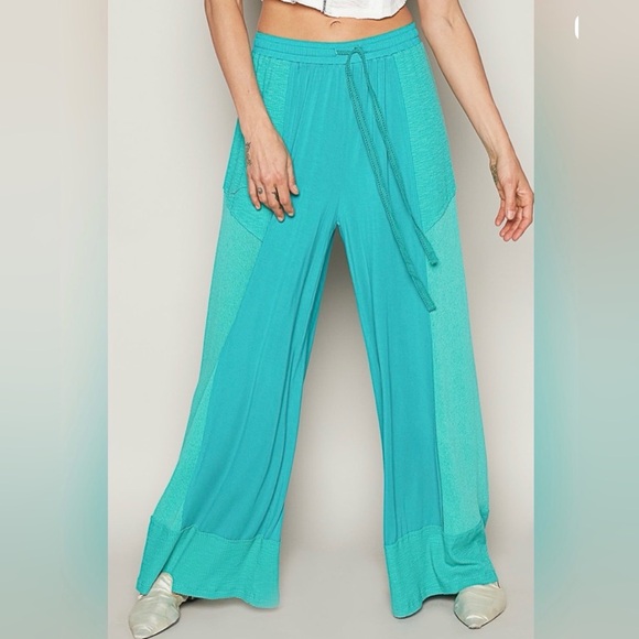 POL Pants - New POL Teal Wide-Leg Pants